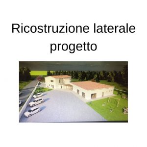 Rendering laterale del progetto